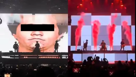 VIDEO | ¡Polémica en Zapopan! Proyectan imágenes del presunto líder de un grupo delictivo durante concierto