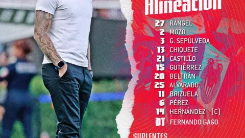 Chivas vs Toluca alineaciones confirmadas | Cuartos de final liguilla BBVA MX