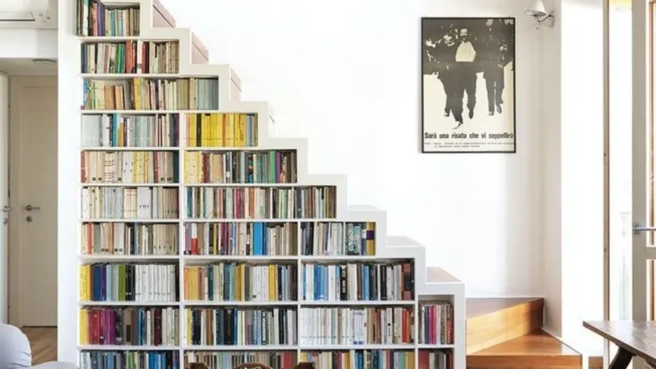 Escalera tipo libreria