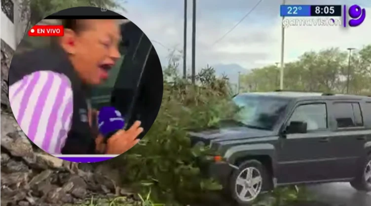 VIDEO_ Camioneta atropella a reportera
