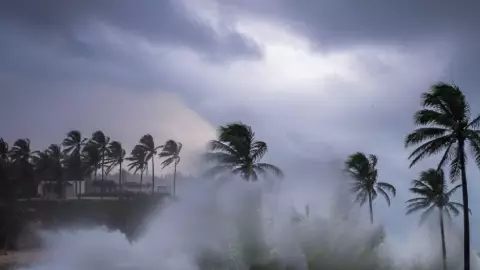 ¡Precaución! A esta hora será lo más intenso del norte en Veracruz