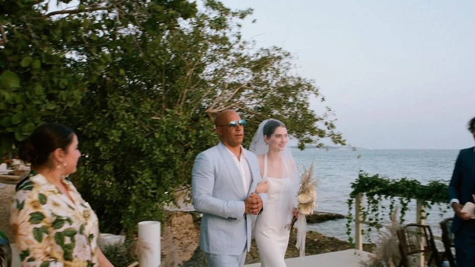 La hija de Paul Walker se casó y Vin Diesel la entregó en el altar