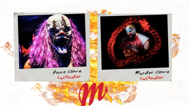 Murder Clown y Dave the Clown Diablos Rojos del México