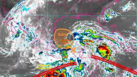 Esta es la probabilidad de desarrollo ciclónico para el fin de semana en Yucatán.