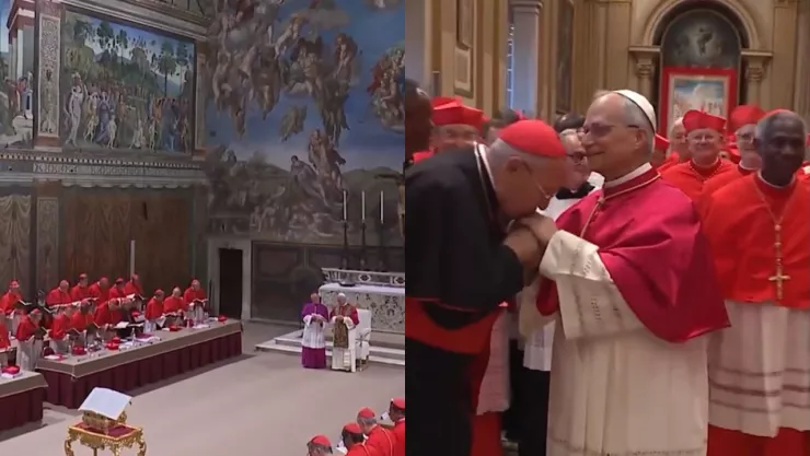 VIDEO: Revelan momento en que eligen a Robert Prevost como nuevo Papa León XIV
