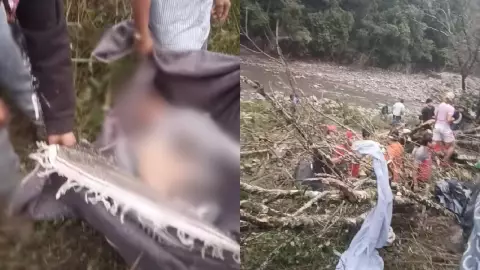 Filtran video de accidente de autobús en Zontecomatlán que dejó 8 muertos