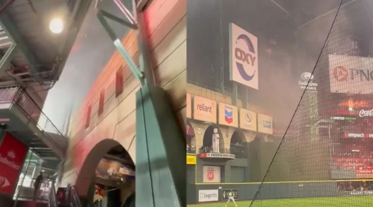 VIDEO: Fuerte tormenta “fractura” parte del estadio de los Astros de Houston