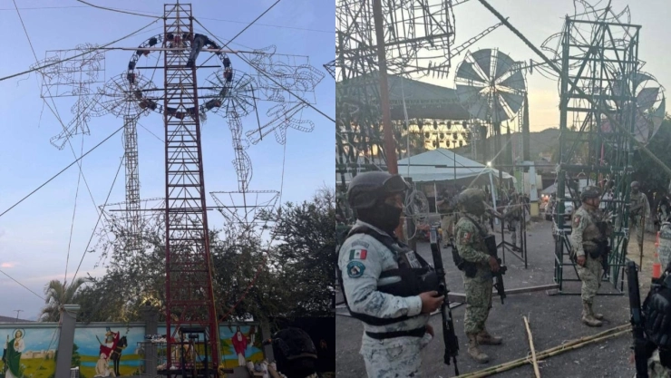 fuerzas-federales-aseguran-castillo-apologia-del-delito-del-cjng-en-tanhuato-michoacan