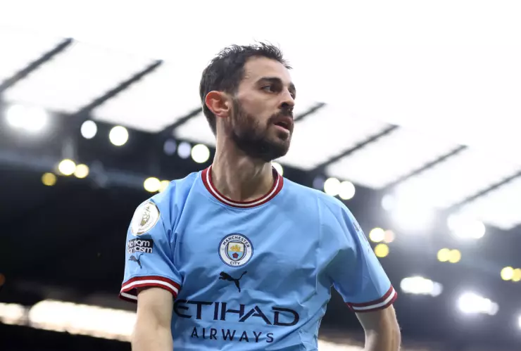 Bernardo Silva con Manchester City