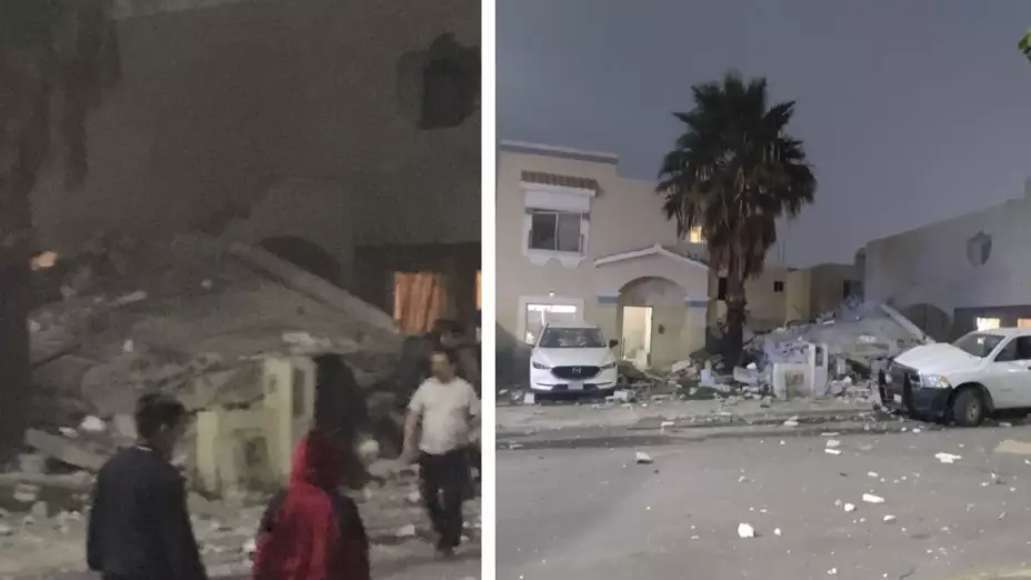 Saltillo estallido casa policías