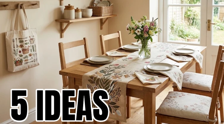5 ideas ‘decoupage’ en tela para decorar el comedor con estilo moderno