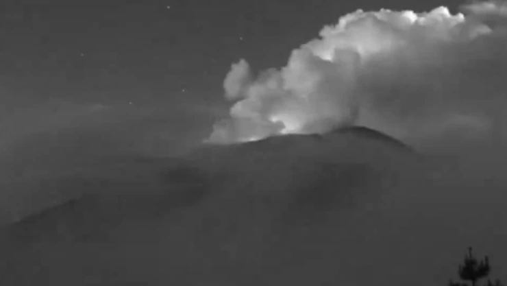 actividad volcán popocatépetl hoy