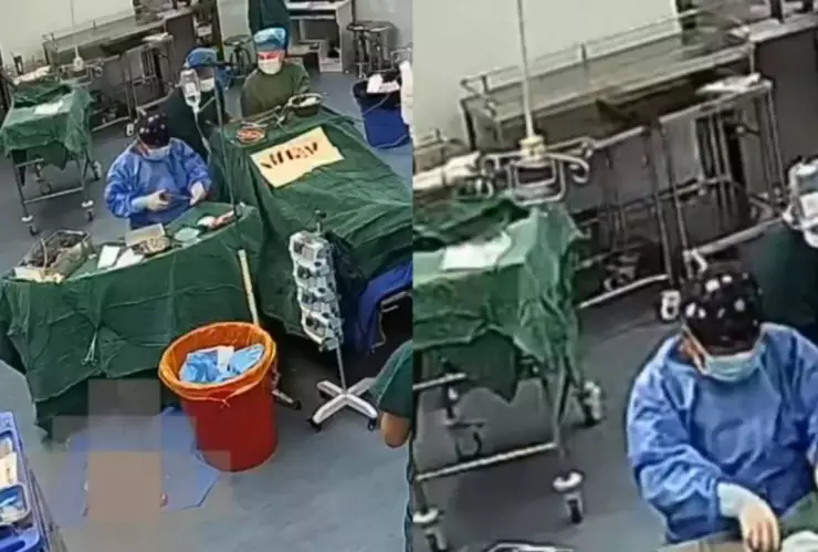 Sismo en China durante cirugía