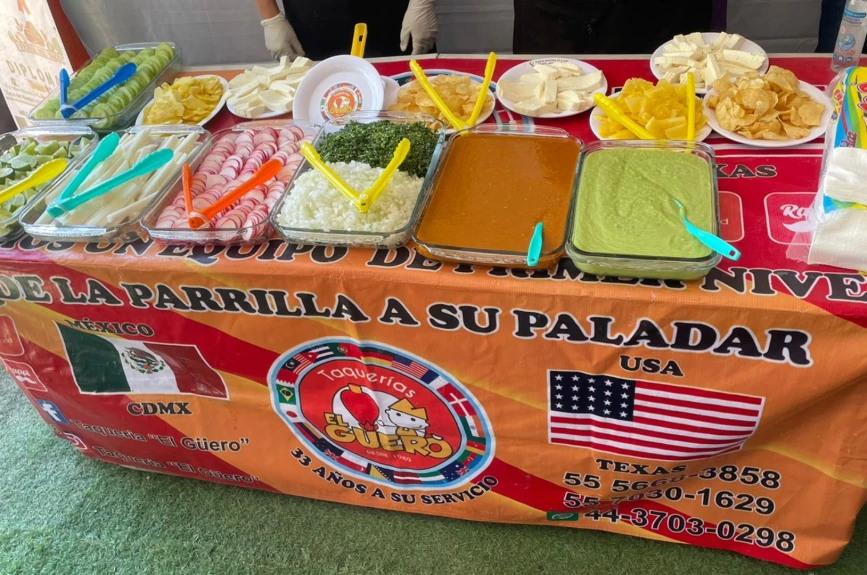 Ricos y deliciosos platillos tuvimos en el centro de acopio