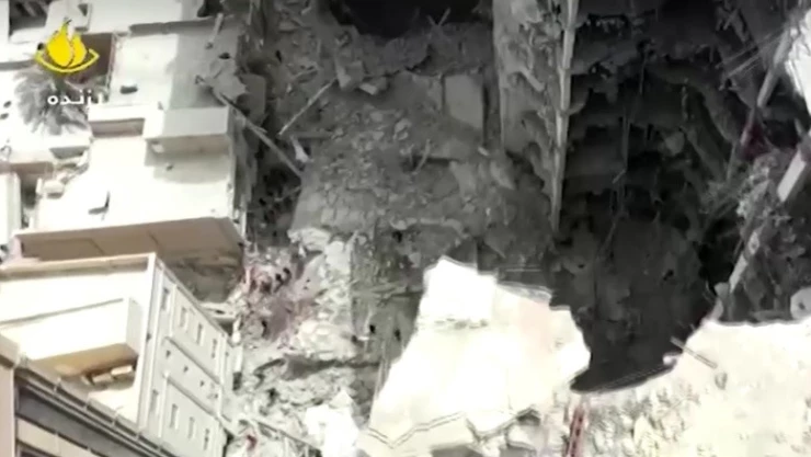 Irán derrumbe edificio Abadán