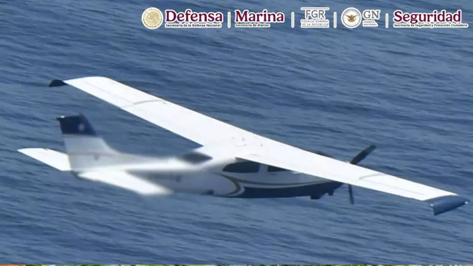 Avioneta confiscada por SSPC.