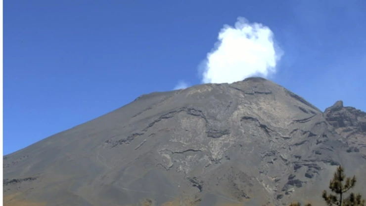 actividad del Volcán Popocatépetl hoy sábado 19 de abril de 2025