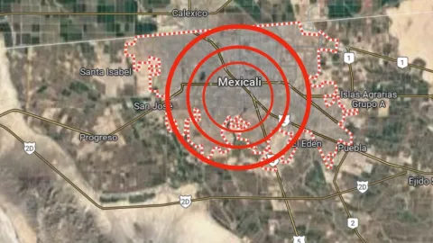 Sismo en Mexicali