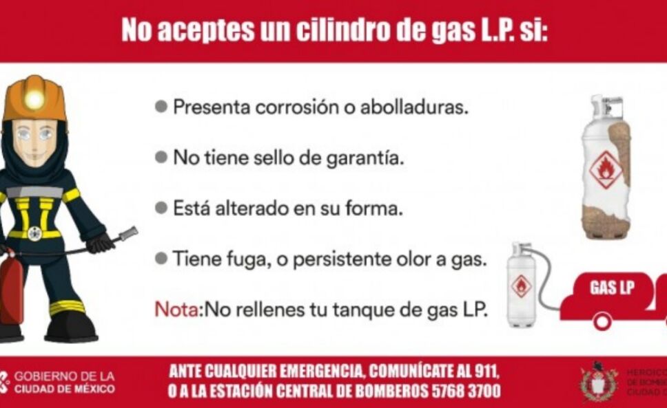 como detectar tanque de gas mal estado