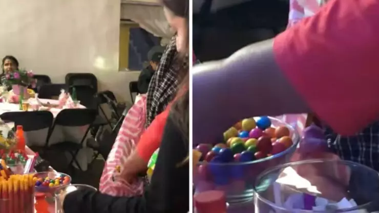 Mujer se lleva los dulces