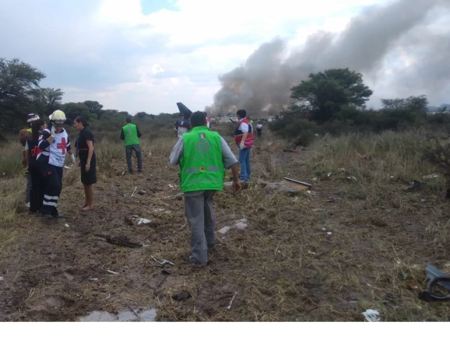 Accidente avión Aeroméxico