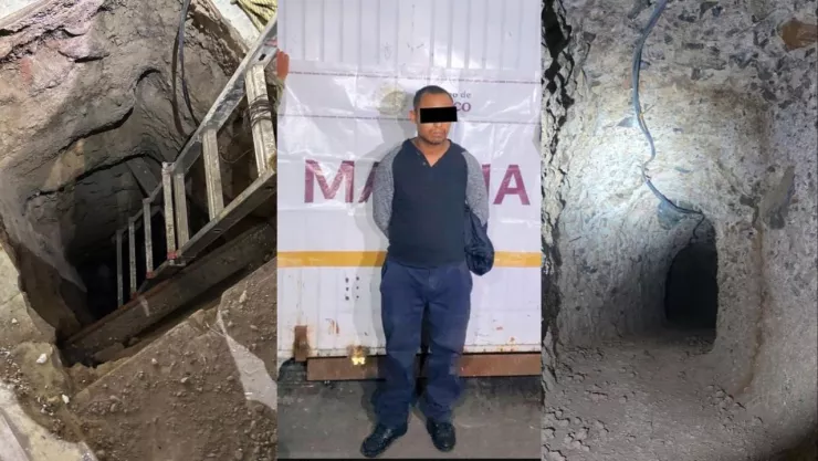 Desmantelan túnel en Nogales, Sonora hacia EU; investigan tráfico de personas