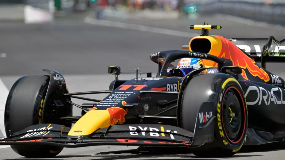 checo perez abandona gp de canada