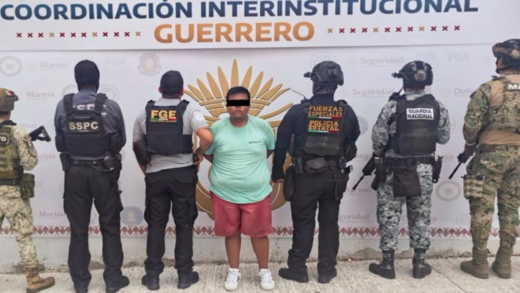 Detienen a “El Choco”, presunto jefe de plaza de “Los Rusos” en Acapulco, Guerrero, por homicidio calificado