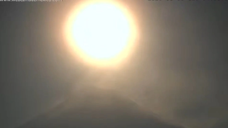 luna volcán popocatépetl hoy 11 de marzo de 2025