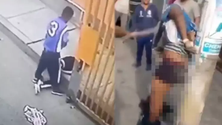 VIDEO FUERTE Hombre intentó abusar sexualmente de joven y lo lincharon