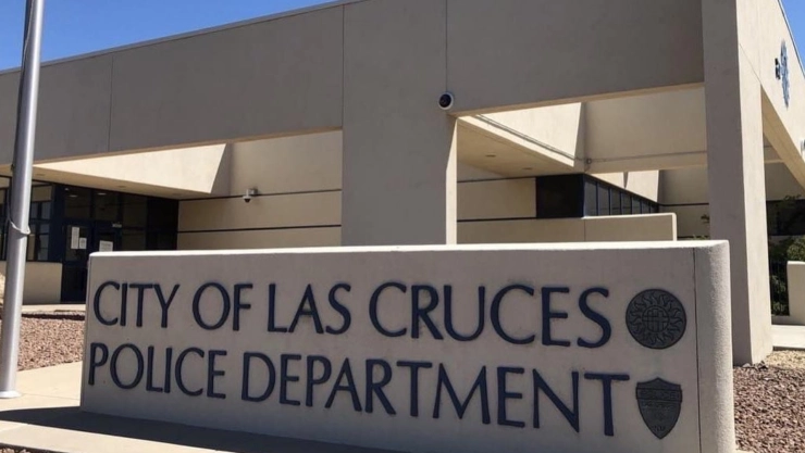 Fachada del Departamento de Policía de Las Cruces, Nuevo México.