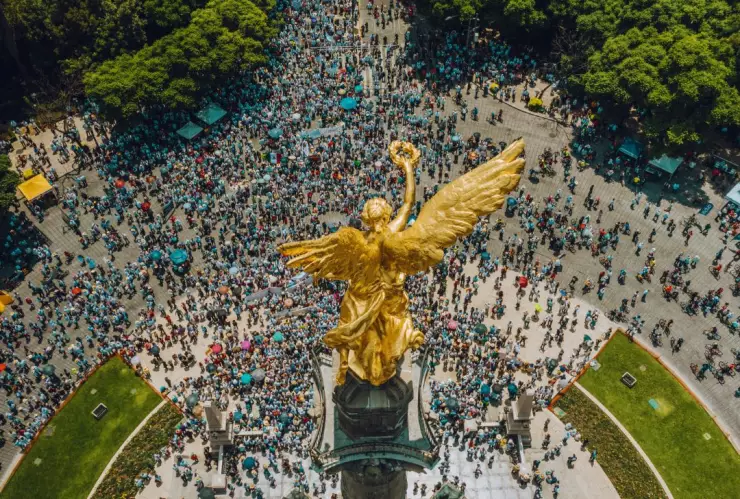 ¿Qué pasó en el Ángel de la Independencia y por qué dicen que se cayó?