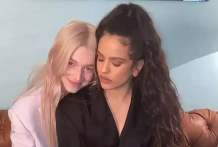 Rosalía junto a Hunter Schafer