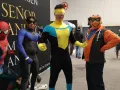 Los cosplayers también se destacaron por la habilidad de transformar su apariencia con maquillaje y efectos especiales.