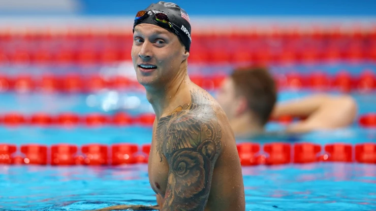 Caeleb Dressel en los Juegos de Tokyo 2020