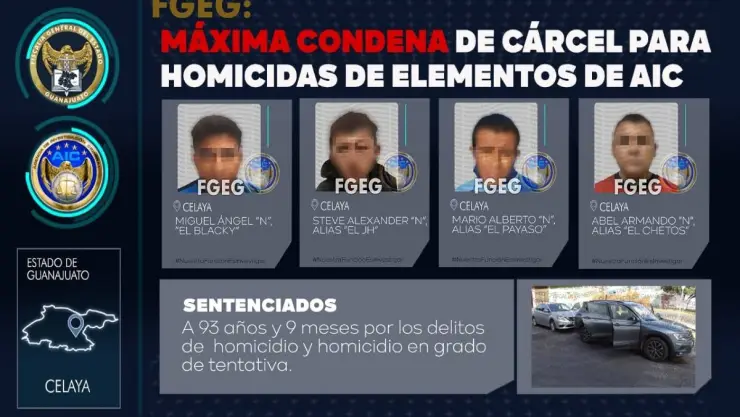 Detenidos por atacar a elementos de la AIC en Celaya.-