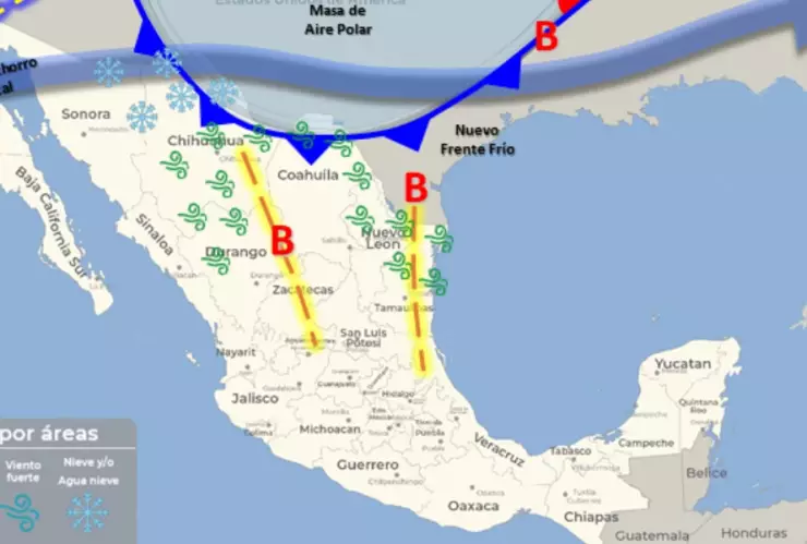 clima mexico 19 de enero