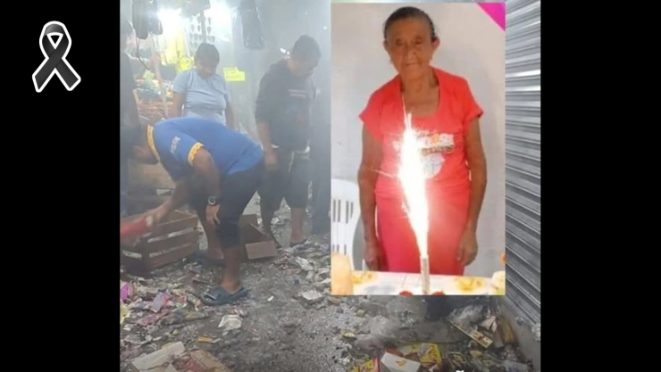 ¡Susto mortal! Pirotecnia explota y COBRA LA VIDA de Doña María; así ocurrió la tragedia