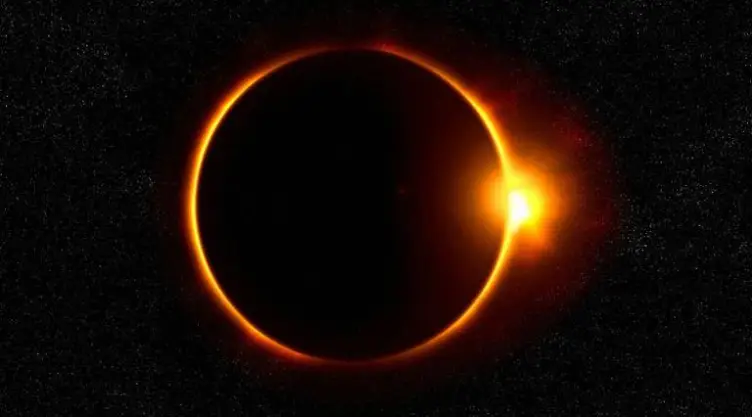 Eclipse de sol Foto especial