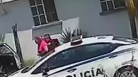 policía salva a mujer nuevo león