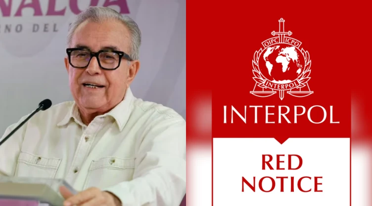 Tiene ficha roja Interpol Rubén Rocha Moya