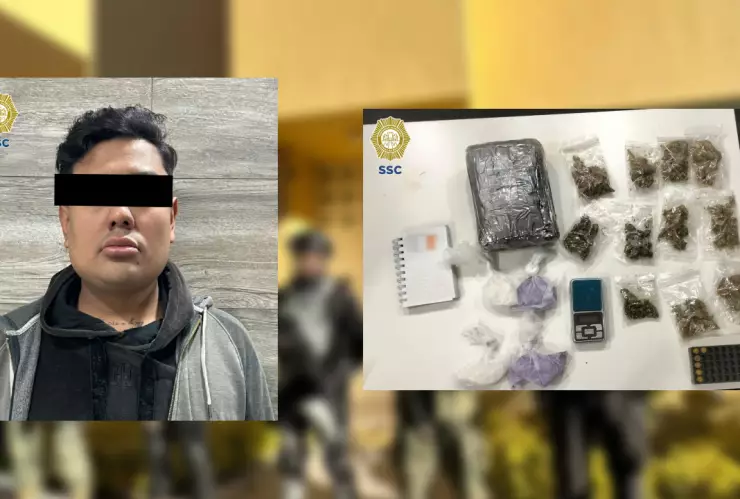 Kevin Kalid “N”, alias “El Parisi”, fue detenido en Tlalpan.