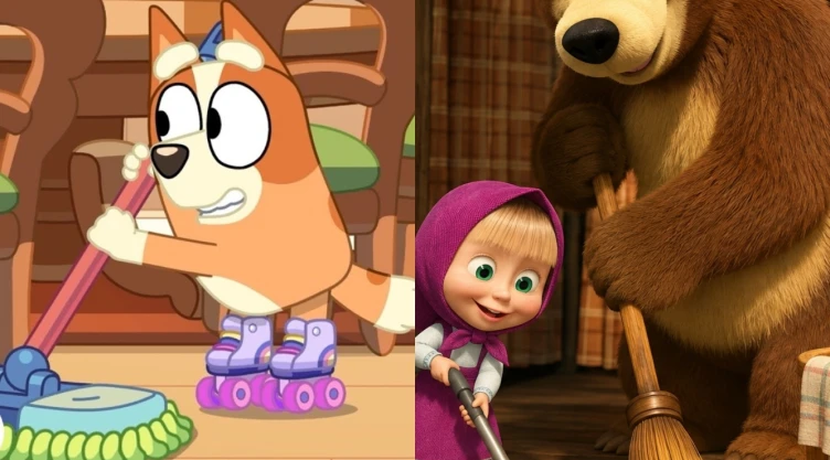Estos 4 capítulos de Masha y el Oso son perfectos para comenzar a trabajar con tus hijos los conceptos de orden y disciplina.