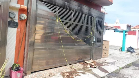 Incendio en el Fraccionamiento Villa Rica