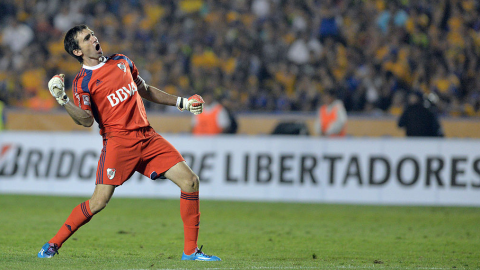 Barovero gan&oacute; la Copa Libertadores ante unos tristes Tigres