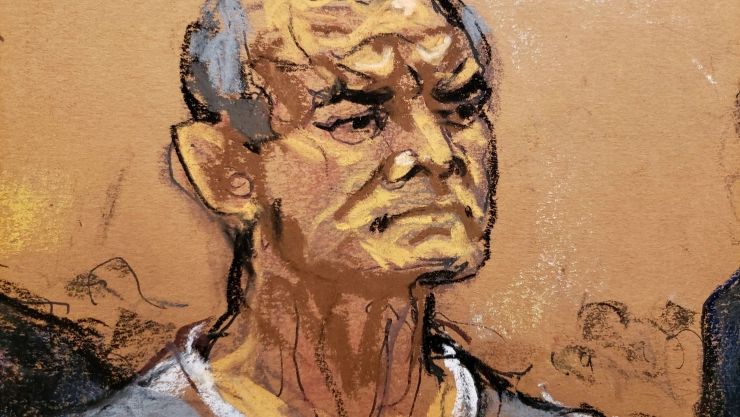 Genaro Garcia Luna appears in court charged with accepting millions of dollars in bribes from the Sinaloa drug cartel in Brooklyn