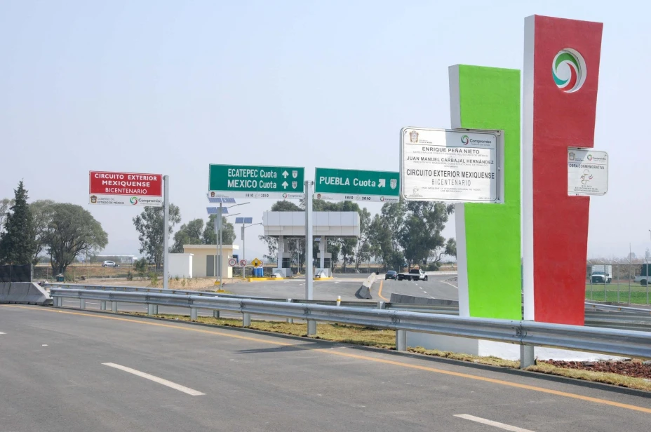 La circulación con dirección a Puebla en el Circuito Exterior Mexiquense fue reabierta