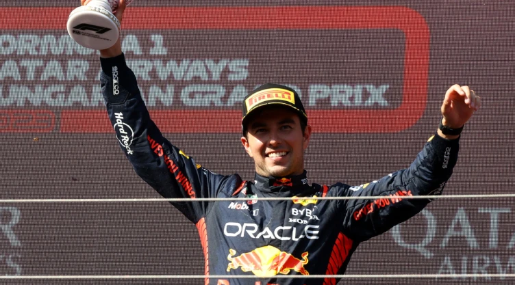 Checo Pérez, tercero en el Gran Premio de Hungría 2023