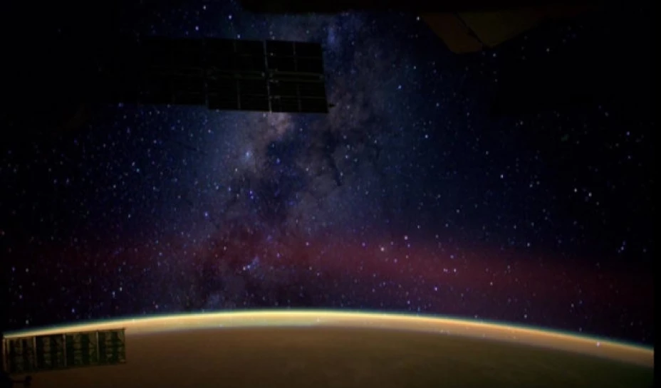 El astronauta Reid Wiseman publicó una reveladora fotografía de la Vía Láctea