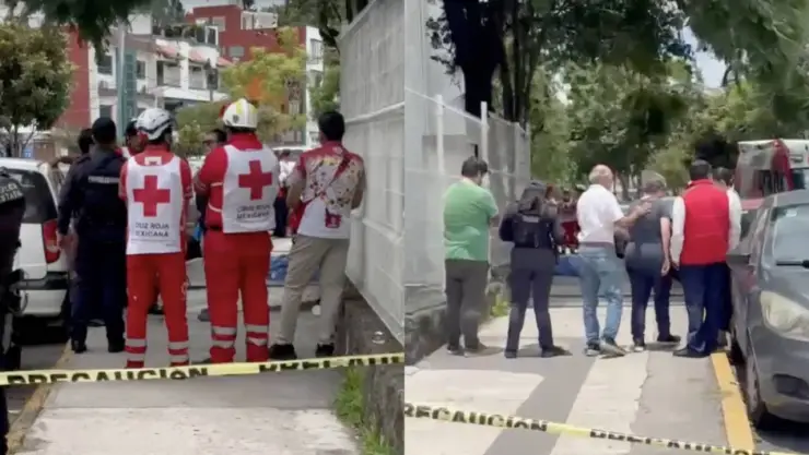 ¡Se desplomó! Abuelito muere cuando caminaba por calles de Xalapa